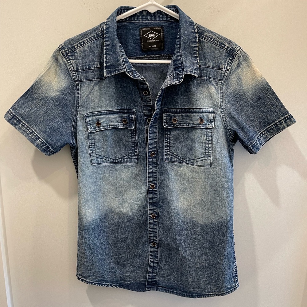 ROK medium stonewashed blue